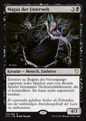 Magic/MTG Magus der Unterwelt C17-115 Rare Deutsch Light Played
