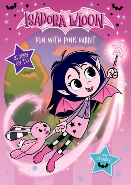 Isadora Moon: Fun With Pink Rabbit: Half vampire, half fairy, packed with puzzles, colouring, drawing, and stickers! Based on the top rated animated ... Muncaster (Isadora Moon: TV Tie In Range) - Image 2