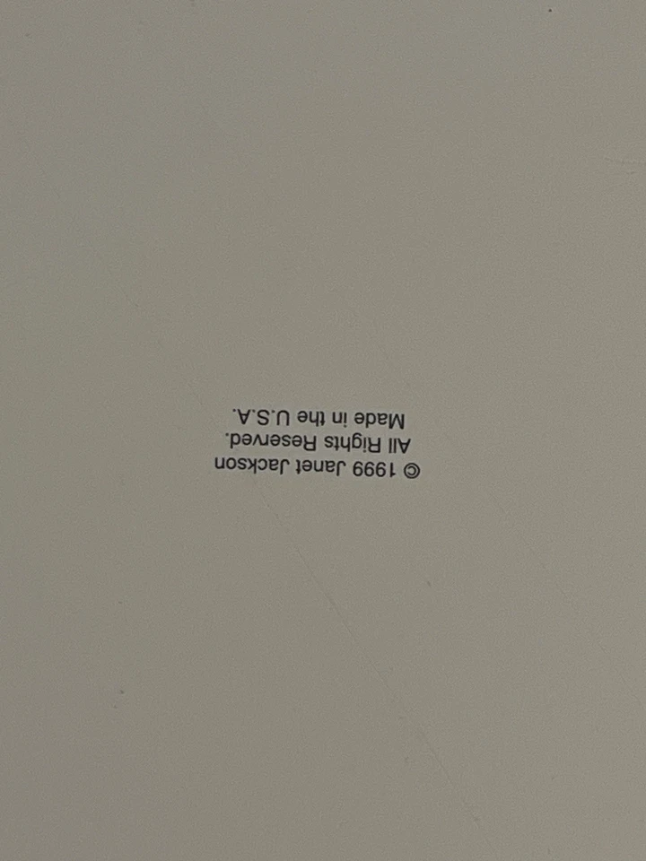 Janet Jackson 1999 Vintage 14x11 Oversized Postcard Collectible Promo Photo  - Image 3 of 3