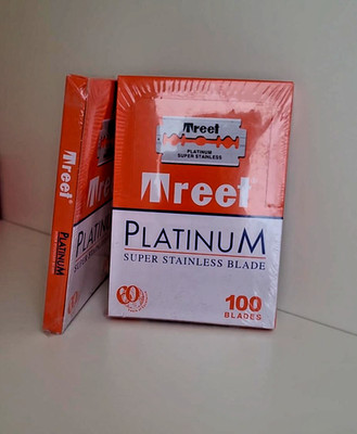 100 Treet Platinum Rasierklingen