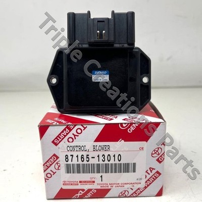 Genuine Toyota 87165-13010 Control Blower Motor 8716513010 OEM | eBay