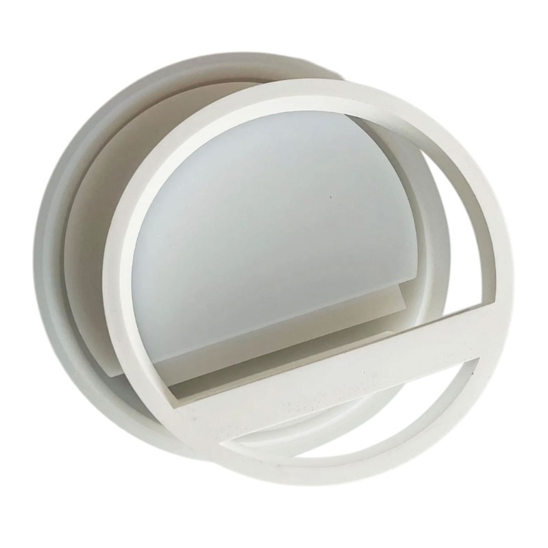 Circular Grooved Resin Molds for Gypsum Decor and Crafting