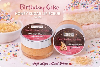 **Face By Fabb Birthday Cake Lip Scrub Duo Arrives With Free Lip Gloss!.