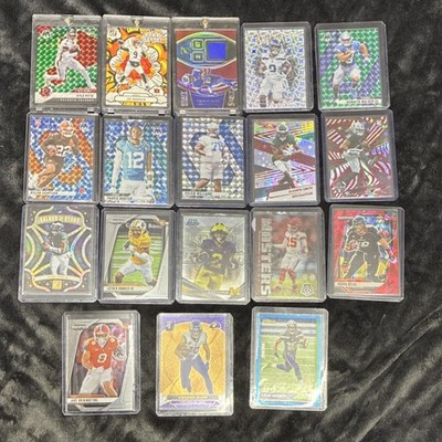 Panini 2021 NFL Football Card Lot 18 Mosaic Donruss Inserts Parallels Pitts