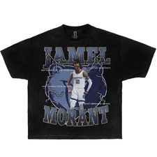 "Ja" Morant Memphis Grizzlies Career Boxy Vintage Basketball Shirt Oversized Y2K