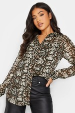 PixieGirl Snake Print Oversized Shirt
