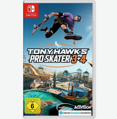  NEU   Tony Hawk's Pro Skater 3+4  Nintendo Switch Spiel Blitzversand