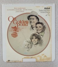 On Golden Pond RCA SelectaVision CED VideoDisc Henry Jane Fonda Hepburn