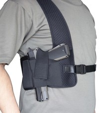 HOGIKUO Universal Chest Shoulder Holster for 1911 Glock 19 S&W Sig P365