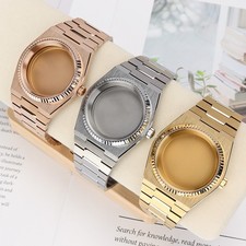 40mm Fluted Oyster Diver Watch Case Bracelet Sapphire For SII NH35 NH36 Movement