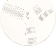 Acrylic Turntable Mat Cartridge Alignment Protractor Phonograph Cartridge Tool