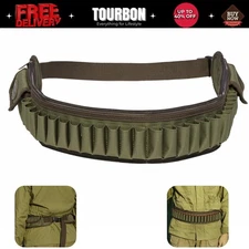 Tourbon 12 GA Cartridge Belt Shotgun Ammo Carry Belt Accessories Storage Pouch
