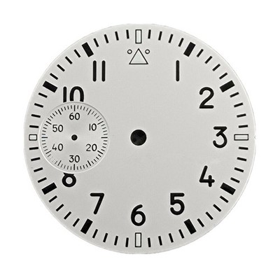 New White Watch Dial Green Luminous For Seagull ETA 6497 ST3600 Movement C