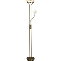 Led Stehleuchte Stehlampe 193 Cm Dimmbar Messing 3000 K Deckenfluter Wohnzimmer