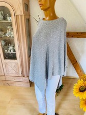 Silbergrauer Poncho von C&A onesize L-Xl