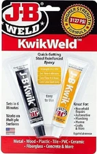 J-B Weld 8276 KwikWeld Quick Setting Steel Reinforced Epoxy - Dark Grey 2 oz