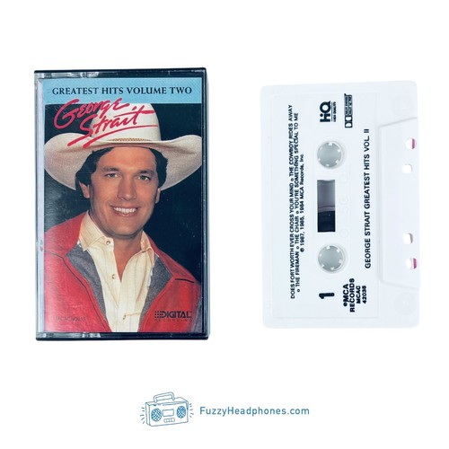(2) George Strait Cassette Tapes: Greatest Hits Vol. I and Vol. II - TESTED - Picture 4 of 5