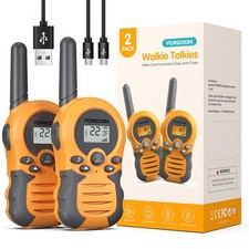 Rechargeable Walkie Talkies for Kids Walkie Talkies Long Range for Boy  Girl...