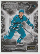 2024-25 O-PEE-CHEE PLATINUM SWEET SELECTIONS MACKLIN CELEBRINI SAN JOSE SHARKS
