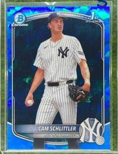 2025 Bowman Chrome Sapphire Cam Schlittler bowman 1st New York Yankees BCP-166