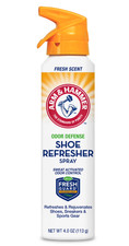 Arm Hammer Odor Defense Fresh Scent Shoe Refresher Spray 4 oz