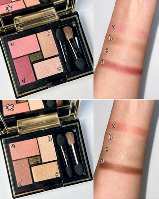 EXCIA Eye Color Volonte 01-10 Eyeshadow Palette (09 & 10 Summer
