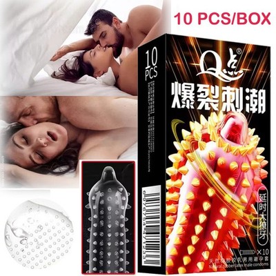 10pcs Mutual Climax Condom For Long Lasting Pleasure Prolong the Passion