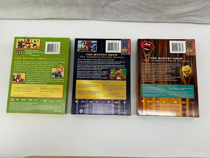 The Muppet Show Seasons 1 2 3 DVD Lot Special Edition 4-Disc Sets  Disney - Image 2 of 2