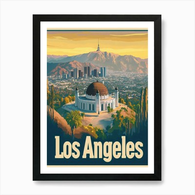 Aihrgdesign A Retro Reiseposter F Gerahmtes Wandbild Poster Leinwanddruck Bild