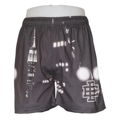 Eric Emanuel, Basketball Shorts, Größe: M, Schwarz/Weiß, Mesh, Herren #5hv