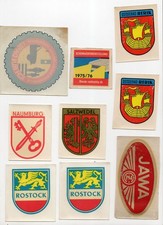 9 x Abziehbild Rostock Jawa Naumburg Salzwedel Scheinwerfereinstellung DDR