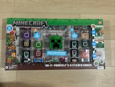 Minecraft Do-It-Yourself 3D Sticker Maker Kit New with Box