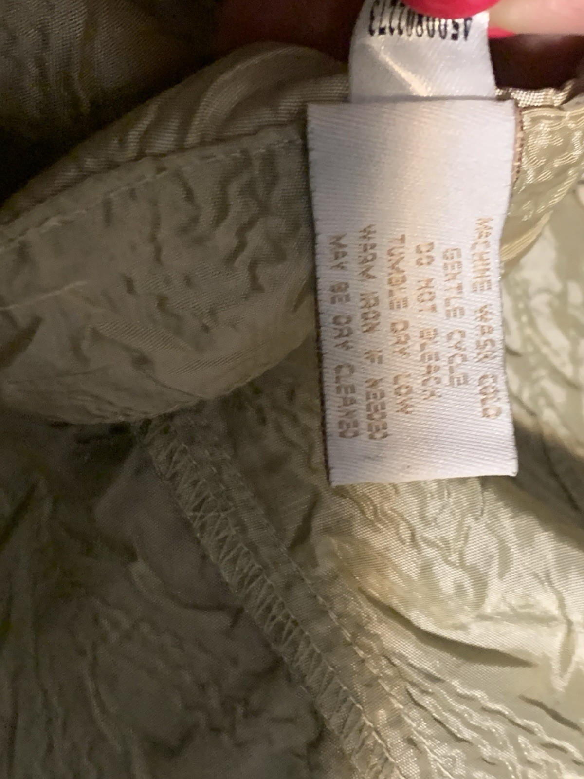 Chico’s Jacket Button lightweight Textured Beige … - image 8