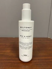 Wakse Meltoway Hair Dissolving Cream Milk and Honey Face and Body 6.7 fl oz