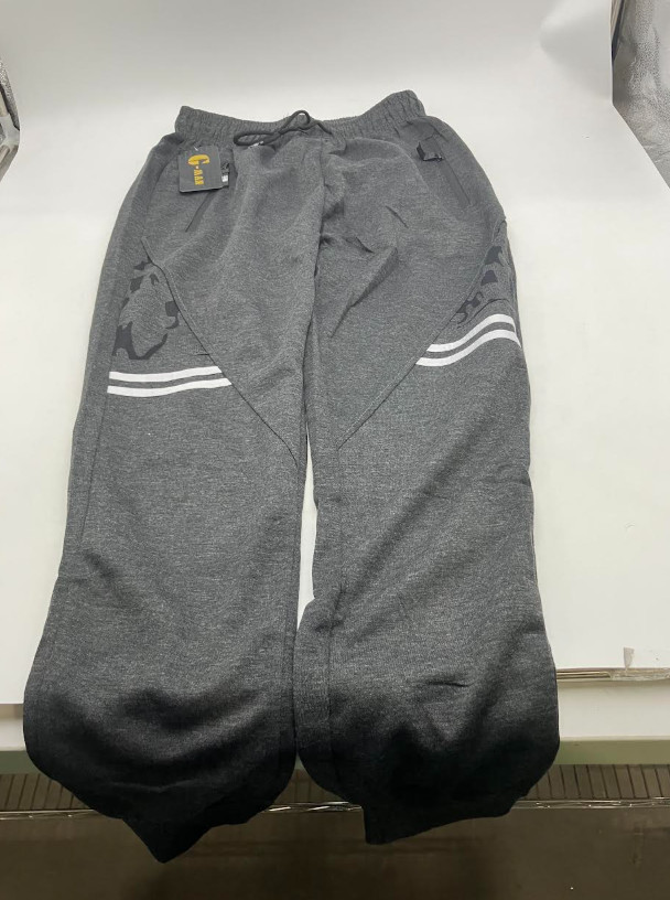 МУЖСКИЕ МОДНЫЕ ДЖОГГЕРЫ G-MAN ДЛЯ БЕГА ТРУСЦОЙ НА ЗАВЯЗКАХ - РАЗМЕР МУЖСКОЙ M - ТЕМНО-СЕРЫЙ 8390₽