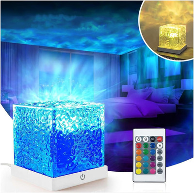 Ocean Wave Projector Light, Ambient Lighting Luminorthe Cube Northern Lights Pro