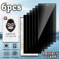 6XTempered Glass Privacy Screen Protector for Samsung Galaxy S23 Ultra S23Plus