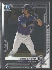2021 Bowman #BCP-100 Terrin Vavra Chrome Prospects