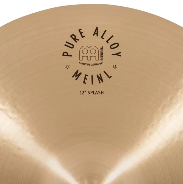 Meinl 铙片 12 英寸飞溅钹 - 纯合金传统 (PA12S) — 第 4/4 张图片