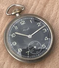 Scarce german military black faced Kienzle art deco ww2 watch