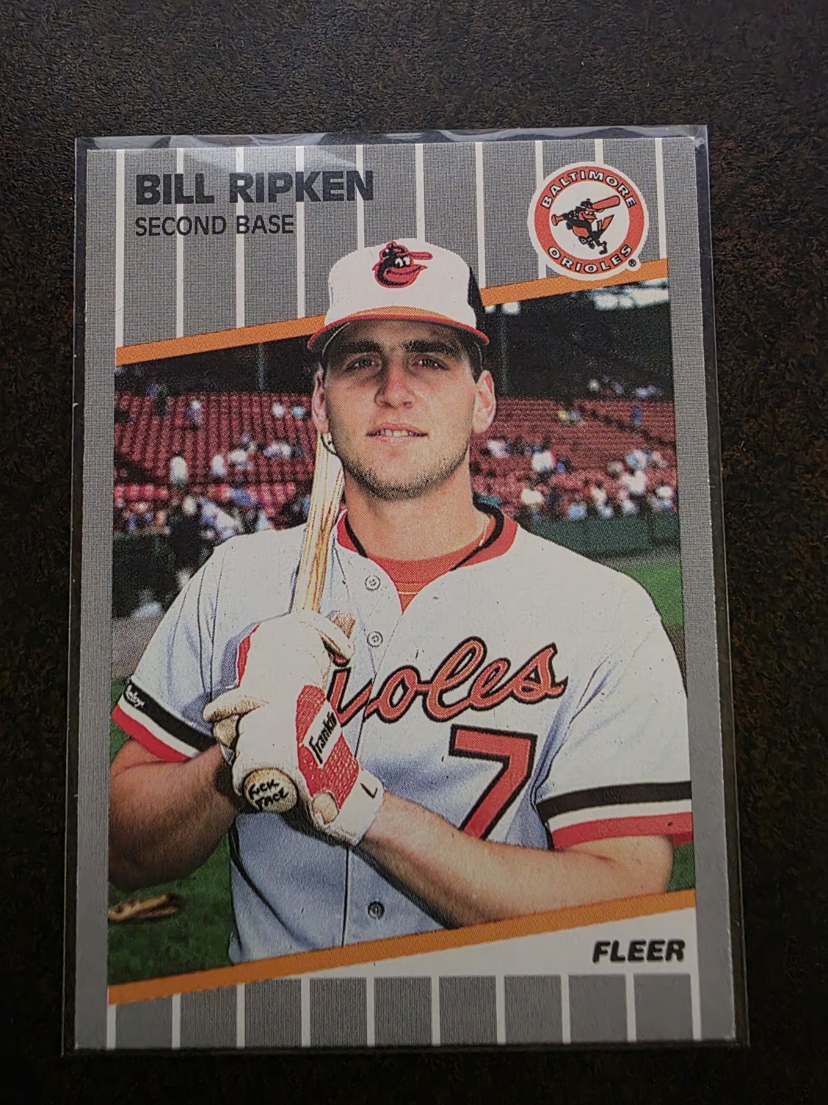 1989 Fleer - Billy Ripken #616 FF on Bat Knob