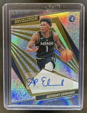 2021-22 Panini Revolution Anthony Edwards Auto #AG-AEW Timberwolves