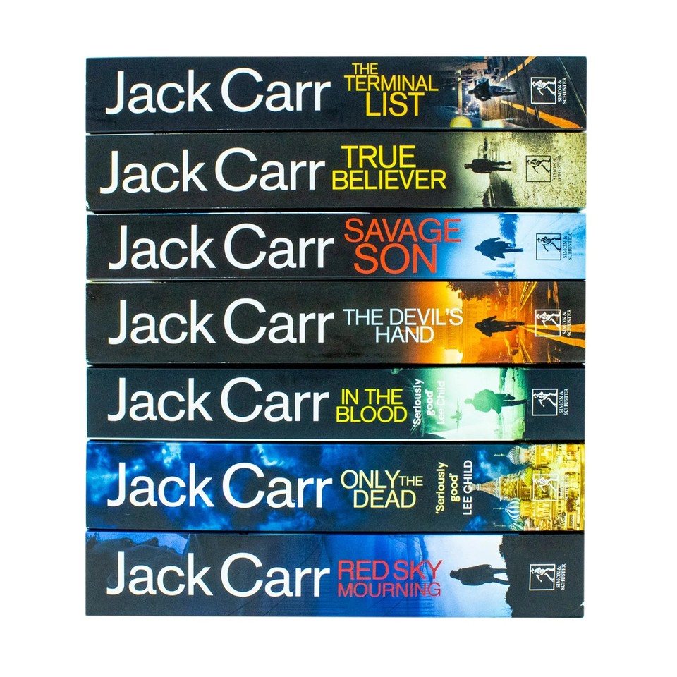 James Reece Series 7 Books Collection Set By Jack Carr (The Terminal ...