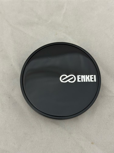 4 Cap Deal - Enkei CC-176 Wheel Center Cap Gloss Shiny Black with Snap Ring Wire - Picture 6 of 6