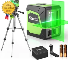 Laser Level with Tripod, 100Ft/30M Self Leveling Green Cross Line Self Level Las
