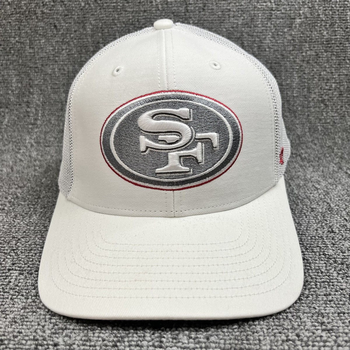 San Francisco 49ers '47 Snowball Trophy Stretch Fit Mesh Trucker Adjustable