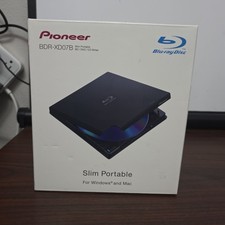 Pioneer BDR-XD07B 6x Slim Portable USB 3.0 BD/DVD/CD Burner Blu-Ray Writer