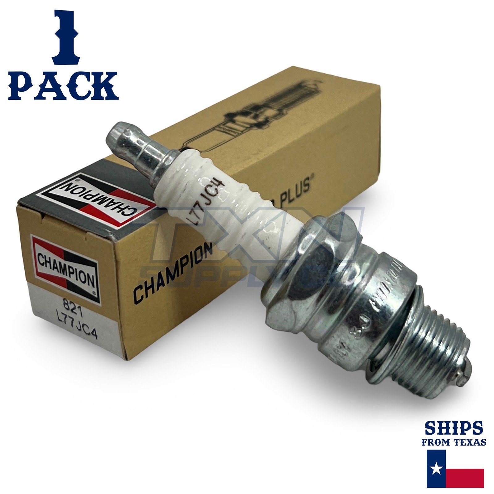 Champion 821 Copper Plus Spark Plug 821M L77JC4 - 1 Pack