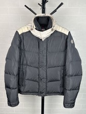 MONCLER Piumino Puffer AUSTIN GIUBBOTTO Patch Logo Grigio Uomo Taglia 5(L-XL)
