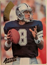 1994 Troy Aikman Mammoth 8 x 10 Action Packed Card # MM1